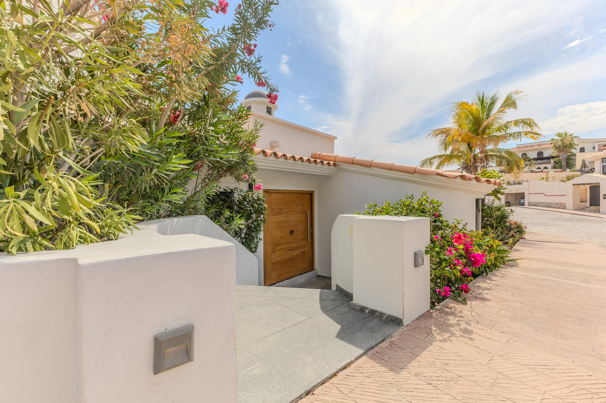 Cabo Luxury 4 De Marzo Casa Belia Investment Opportunity in the Heart of 4 de MarzoWelcome to Casa Belia, a versatile property located in the heart of the popular Colonia 4 de Marzo neighborhood in Cabo San Lucas. Positioned on a highly visible corner lot, this unique property combines residential comfort with commercial potential, making it an excellent opportunity for homeowners, investors, or entrepreneurs.The property features:* A comfortable main house with a spacious outdoor patio* Separate studio space ideal for guests, rental income, or a private office* Commercial/business area with street exposure* Multiple access points and flexible parking options* Gated perimeter for privacy and security* Large tiled courtyard perfect for entertaining or future improvementsIts strategic cor for sale