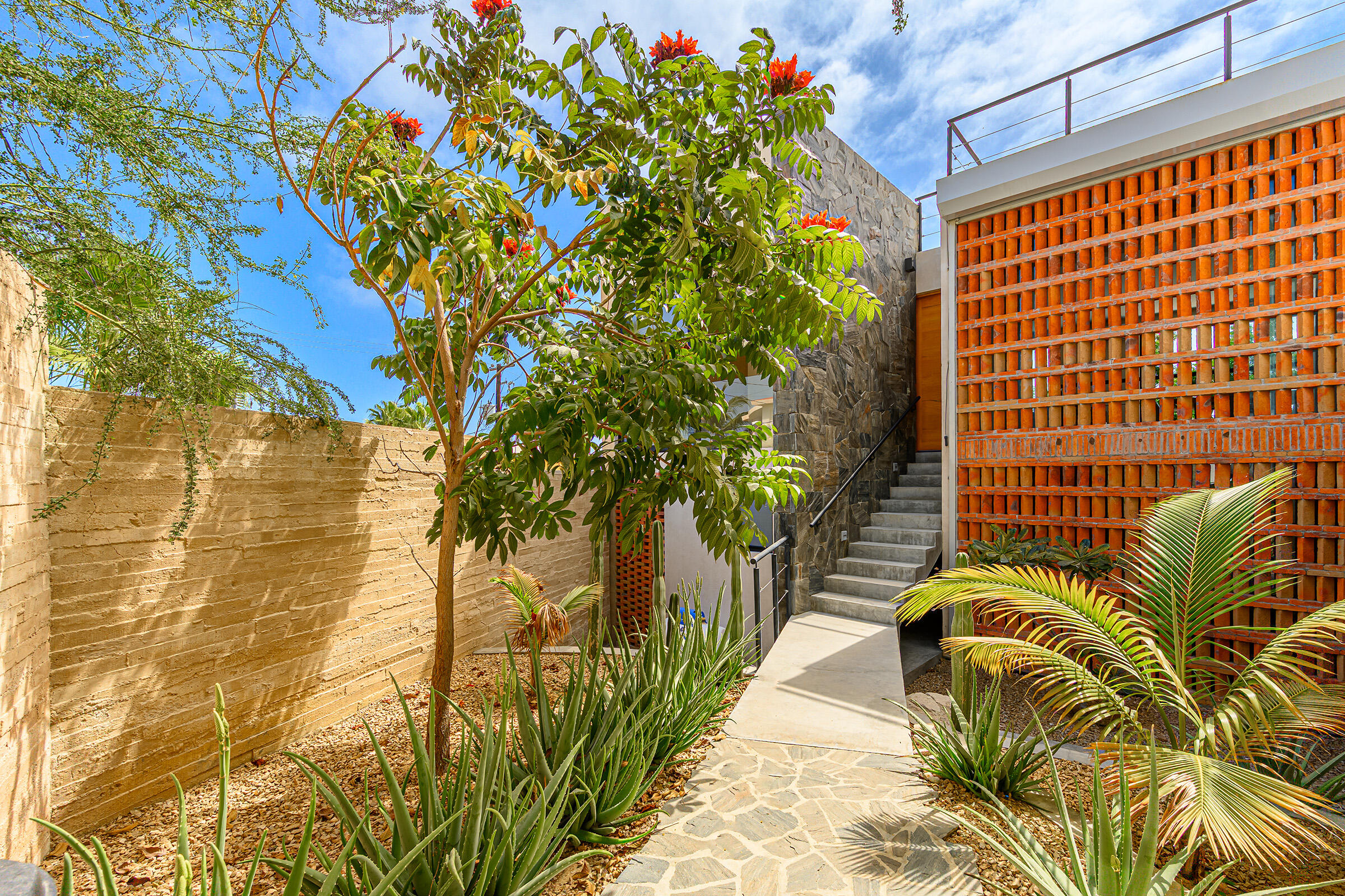 Cabo Luxury Cabo Bello Casa Blue Fin is a rare DUPLEX investment opportunity in the desirable oceanside community of Cabo Bello. This versatile 4-bedroom, 4-bathroom home offers incredible potential for rental income, full-time or multi-generational living, or both. Each level features 2-bedrooms and 2-bathrooms with private entrances in front and back, making it ideal for generating revenue while maintaining personal privacy or hosting extended family and guests.Enjoy beautiful for sale