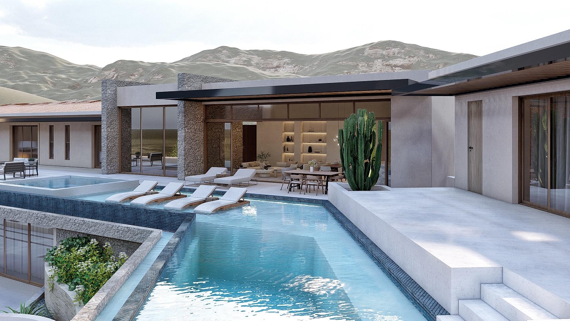 Cabo Luxury El Altillo To be completed in April 2026 Altillo 56 is set within the highly secure and exclusive El Altillo , Puerto Los Cabos community, this striking contemporary estate offers an exceptional lifestyle at the intersection of privacy, architecture, and natural beauty. Positioned to capture sweeping golf course for sale