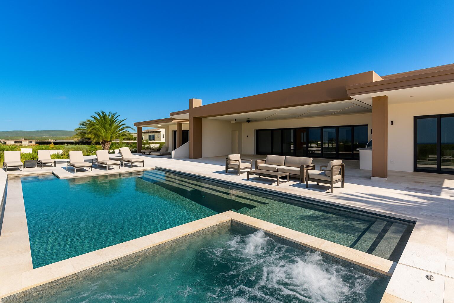 Cabo Luxury Rolling Hills **Casa Canuck** is a custom residence located at the highest point of **Rolling Hills, Pacific, Los Cabos**, offering exceptional privacy and **360-degree panoramic for sale