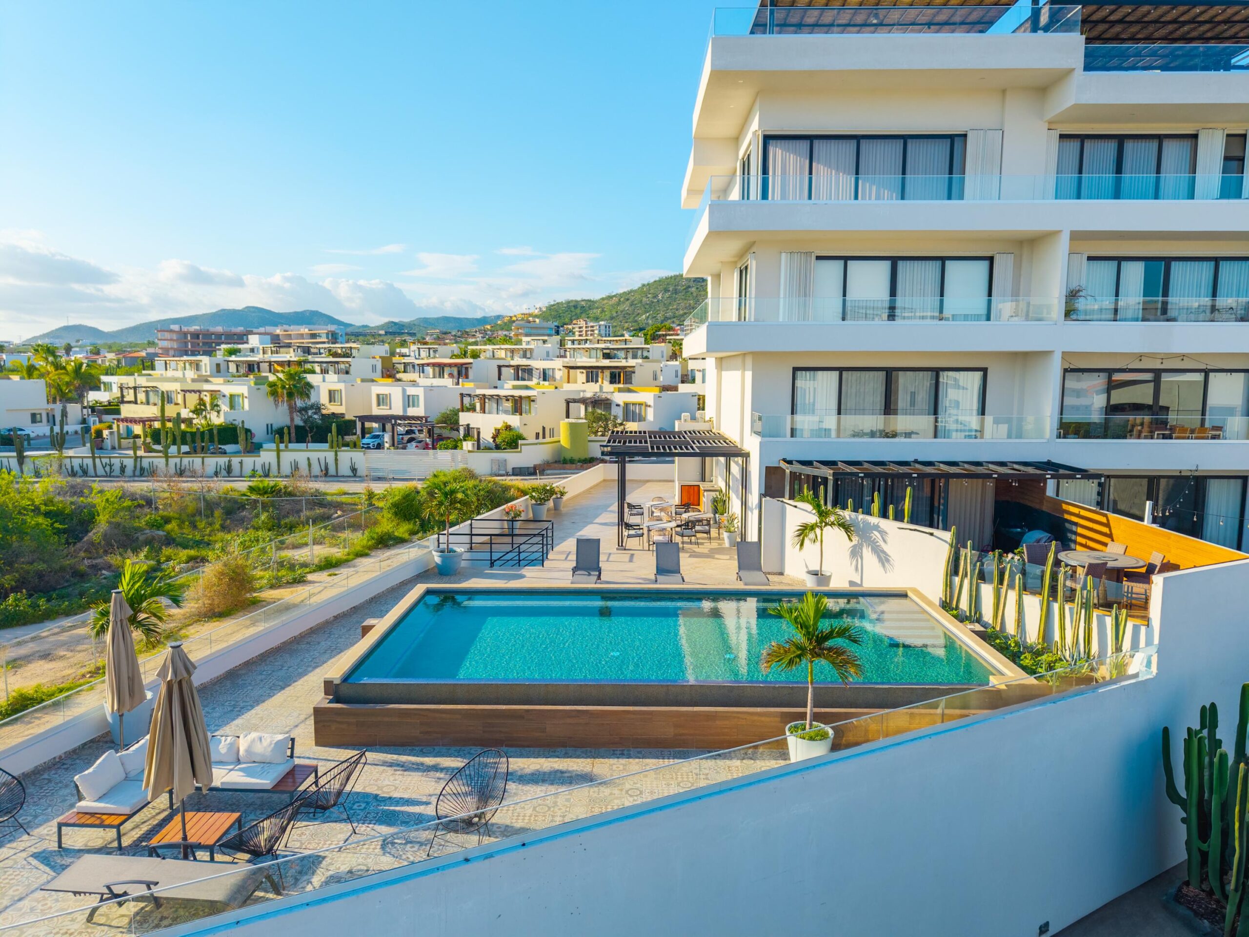 Cabo Luxury Plaza Calafia Discover your own slice of paradise. One of the few beachside complexes in Cabo San Lucas. This charming condo is perfectly situated just steps away from a beautiful swimmable beach, offering the ultimate blend of relaxation and convenience.Enjoy the ocean for sale