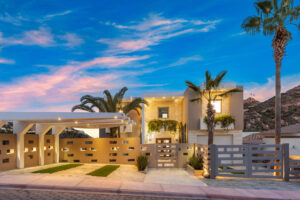 Cabo Luxury Cabo Colorado Discover modern luxury in this exquisitely designed home, built in 2020 and nestled within the exclusive, beachfront, private gated community of Cabo Colorado in San José del Cabo—just 2 miles from Palmilla Beach. Enjoy the convenience of living just steps from a stunning, sandy private beach within the community.With a striking contemporary aesthetic, this residence features gleaming white marble floors, beautifully appointed marble bathrooms, and captivating ocean – 49B Cabo Colorado, San Jose Corridor, BS