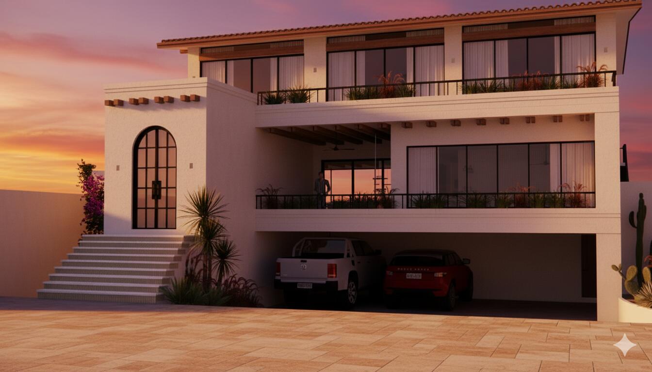 Cabo Luxury The Canyon Entre Piedras Welcome to The Canyon, San José del Cabo's only fully accessible master-planned community. This enclave of 39 Artigas-designed 4-bedroom homes offers three layout options, central air, four full baths, two-car carport, rooftop terrace with ocean for sale