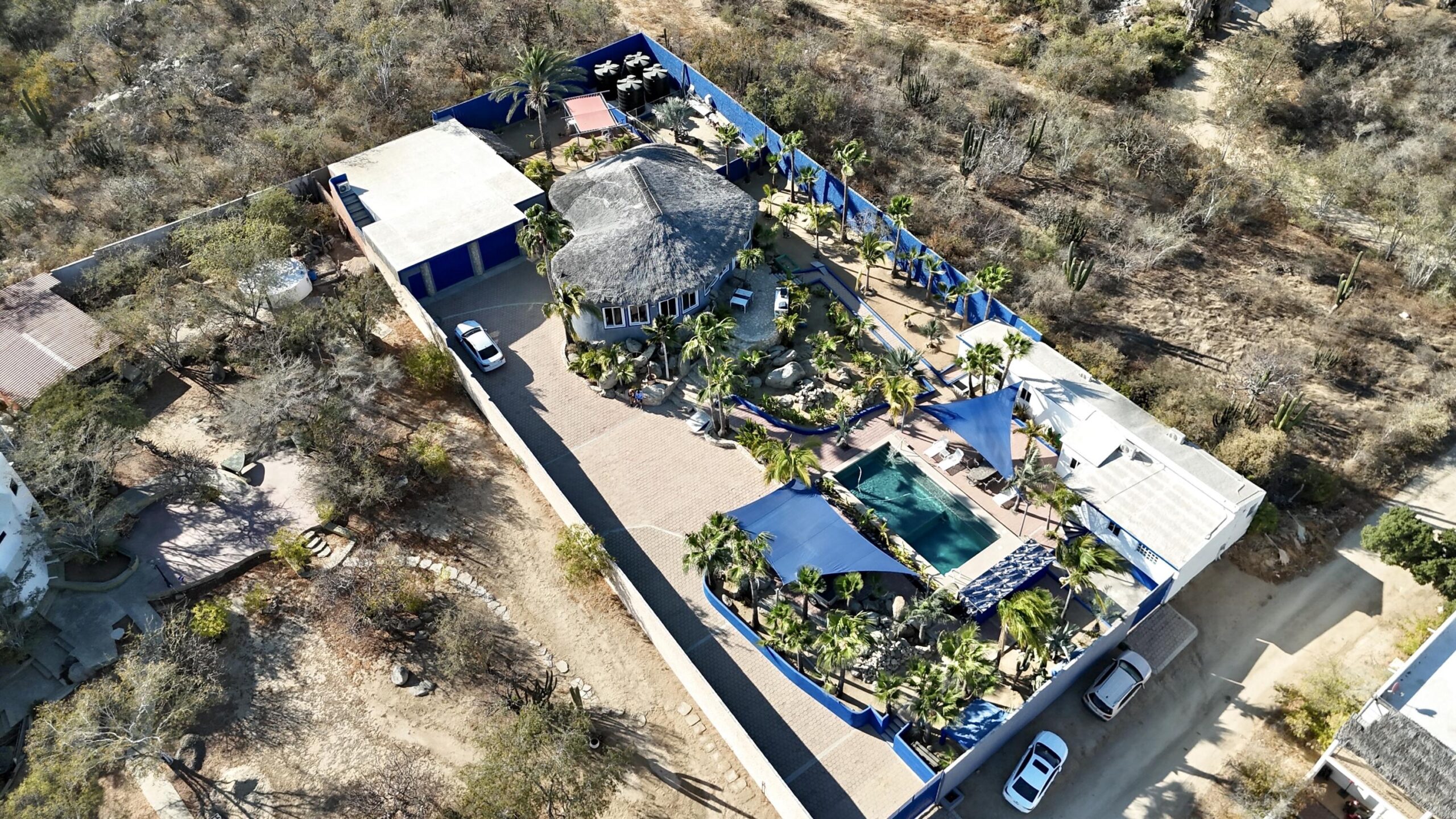 Cabo Luxury 4 De Marzo Casa Belia Investment Opportunity in the Heart of 4 de MarzoWelcome to Casa Belia, a versatile property located in the heart of the popular Colonia 4 de Marzo neighborhood in Cabo San Lucas. Positioned on a highly visible corner lot, this unique property combines residential comfort with commercial potential, making it an excellent opportunity for homeowners, investors, or entrepreneurs.The property features:* A comfortable main house with a spacious outdoor patio* Separate studio space ideal for guests, rental income, or a private office* Commercial/business area with street exposure* Multiple access points and flexible parking options* Gated perimeter for privacy and security* Large tiled courtyard perfect for entertaining or future improvementsIts strategic cor for sale
