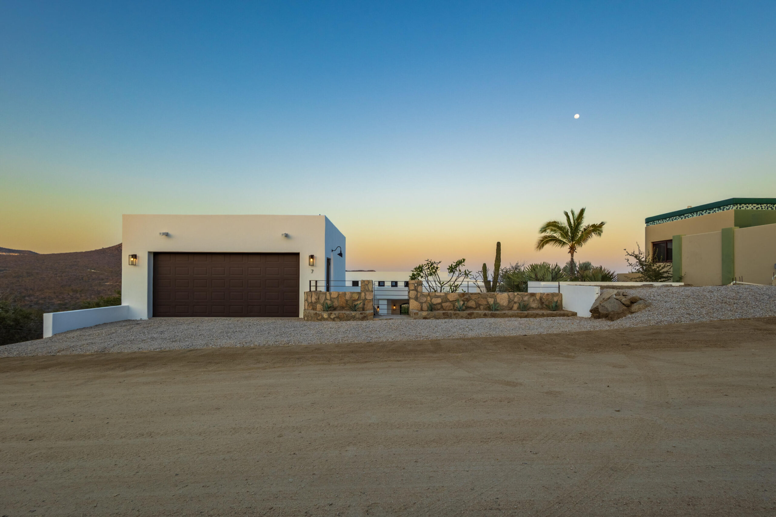 Cabo Luxury Cabo Colorado Discover modern luxury in this exquisitely designed home, built in 2020 and nestled within the exclusive, beachfront, private gated community of Cabo Colorado in San José del Cabo—just 2 miles from Palmilla Beach. Enjoy the convenience of living just steps from a stunning, sandy private beach within the community.With a striking contemporary aesthetic, this residence features gleaming white marble floors, beautifully appointed marble bathrooms, and captivating ocean for sale