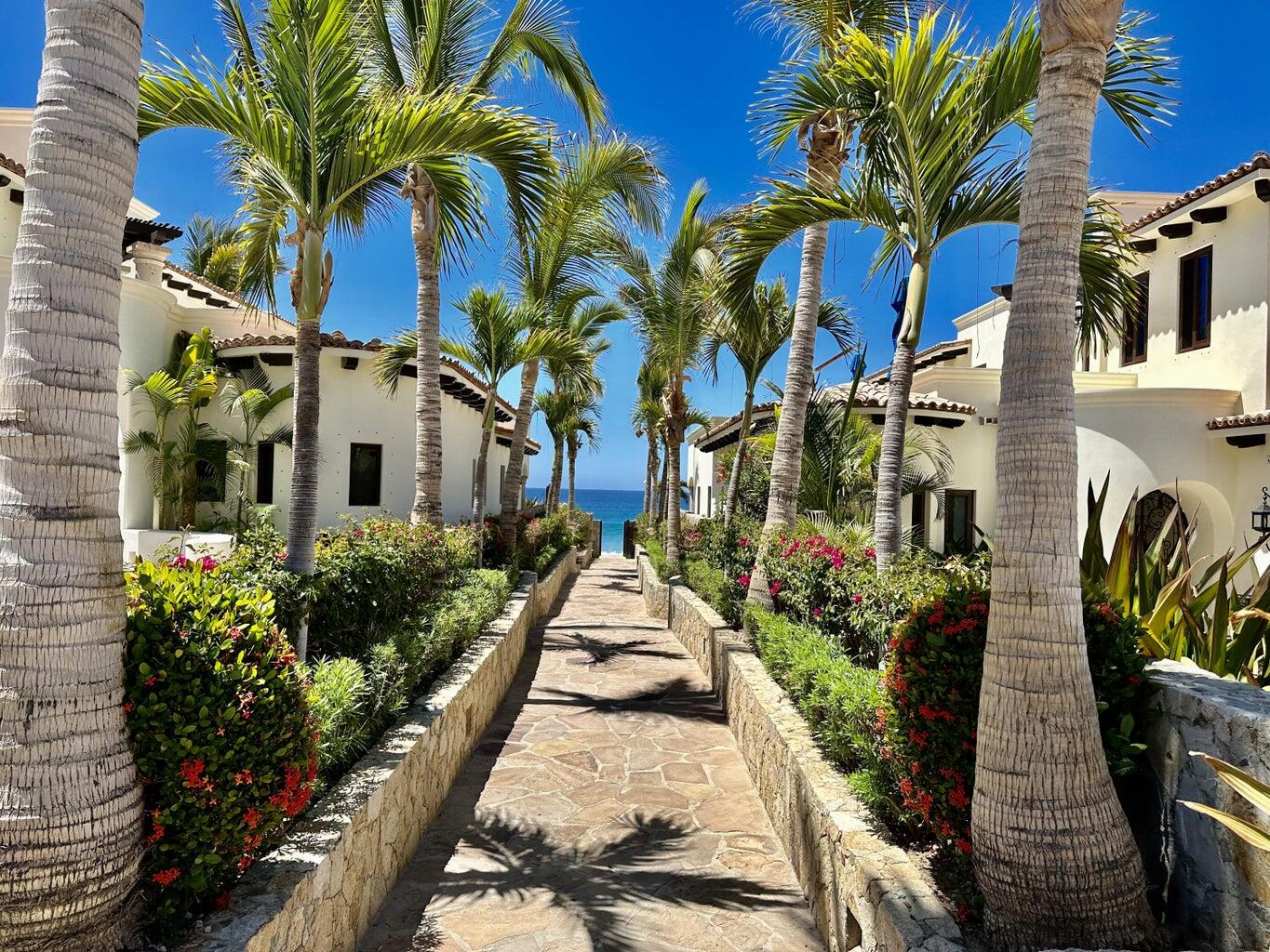 Cabo Luxury Amaterra Casa Endless Summer is a fully furnished two bedroom condo in Amaterra with fantastic rental history and is totally turn-key. Not only will you get a move-in ready condo, but also immediately take over a proven income producing rental asset. Well located, Casa Endless Summer is just a 10 minute drive to the marina and less than a 10 minute walk to Medano Beach. Relax in comfort with 24/7 security, heated rooftop pool with ocean for sale