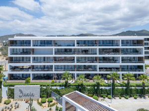 Cabo Luxury Marina Sol Welcome to the best location Cabo has to offer. Marina Sol condos, an Iconic condominium resort in the heart of Cabo San Lucas. One block to the world famous Medano beach, One block to the exquisite Puerto Paraiso Mall. Surrounded by restaurants, shopping and entertainment. Marina Sol offers one of the largest heated pools in Cabo, immaculate landscaping with mature palms and real grass lawns. All guests' services are on site, The Tres Amigas restaurant and bar, offering room service, Serranos cocktail lounge, convenience market, spa with full services and laundry. This large 2 bd, 2 bath condo is located in the much sought after A building which offers underground private parking, concierge services and elevators. A312 offers underground private parking, concierge services and elevator access. Enjoy incredible sunsets over the Pacific Ocean while watching the town come alive with City lights that glow for miles under the Cabo Stars. Currently a vacation rental, this condo will be delivered turn-key and ready for business. – Duara, Cabo Corridor, Cabo Corridor, BS