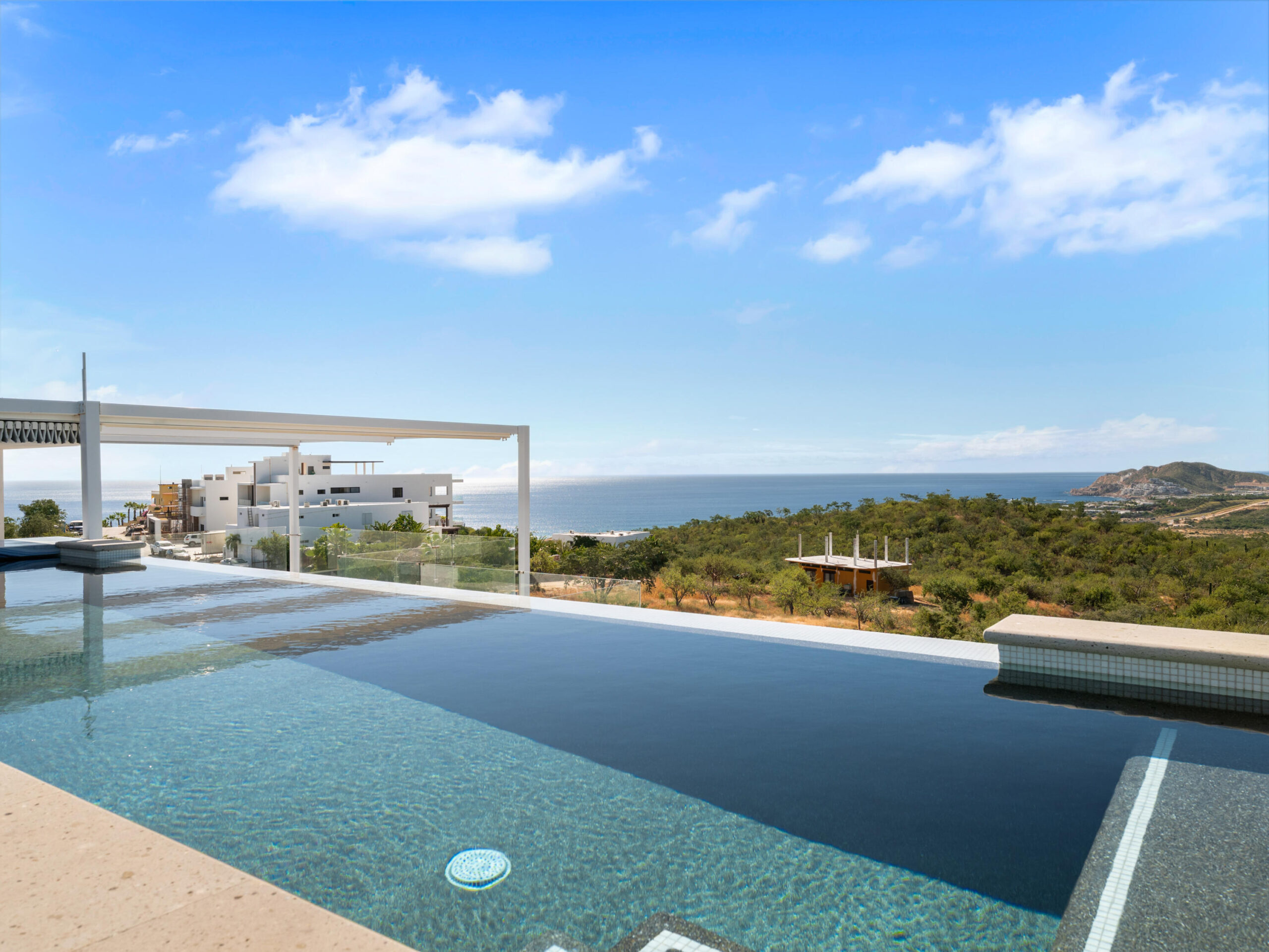 Cabo Luxury Cove Club Casa SerenaAn architectural marvel that seamlessly blends the wonder of the Baja with the beauty and serenity of the Mar de Cortez. Thoughtful sight lines frame beautiful vistas from every room making the home feel like you're living in a resort and private estate at the same time. Designed as a retreat for family and friends by one of the most recognized and renowned architects in Mexico, Jacinto Avalos, Casa Serena blends the attention to detail and fine Mexican craftsmanship appropriately honoring its iconic location. Maintained with an open check book and live in staff, this ocean front masterpiece is now ready for the next fortunate family to make memories and leave their own legacy at Casa Serena. for sale