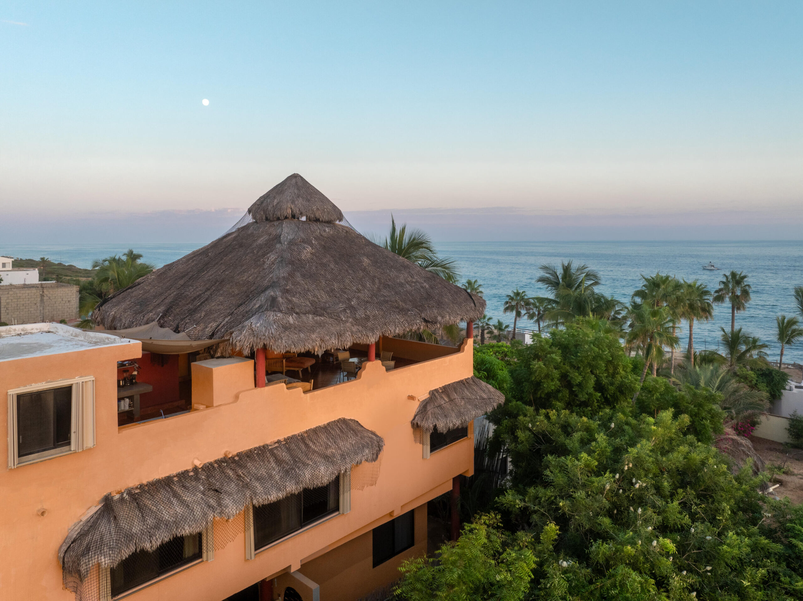 Cabo Luxury Cabo Bello Casa Granite, situated in the beachside gated community of Cabo Bello, brings together coastal living and everyday comfort just a short stroll from the swimmable beach. The main residence features three bedrooms and three bathrooms, of which two of these bedrooms are on a separate and private side of the house sharing an ocean for sale