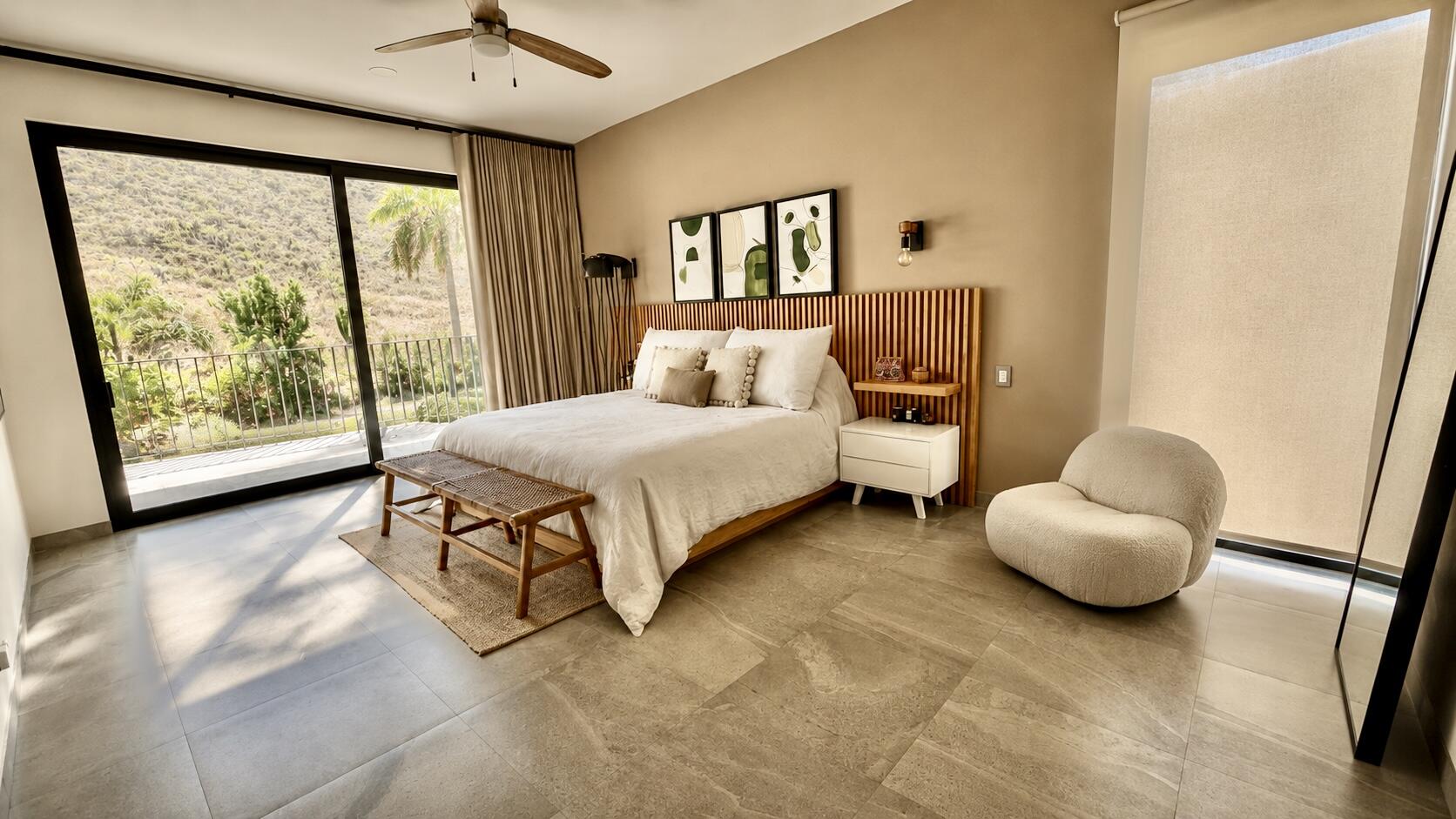Cabo Luxury Soleado Experience beachfront living at Soleado, a stylish turnkey 3BD/2BA oceanfront condo in Costa Azul, San José del Cabo. With chic art deco design and a boutique surf-hotel vibe, this fully completed residence sits steps from the famous Zippers surf break. Enjoy resort-style amenities including a heated pool, hot tub, beachfront bar & restaurant, A/C gym, and 24/7 security. Located beside the arroyo for off-road adventures, with quick highway access, only 6 minutes to San José's famous Art Walk and a short 20 minute drive to Los Cabos International Airport. A prime investment opportunity with exceptional vacation rental potential in one of Los Cabo's most desirable beachfront locations. for sale