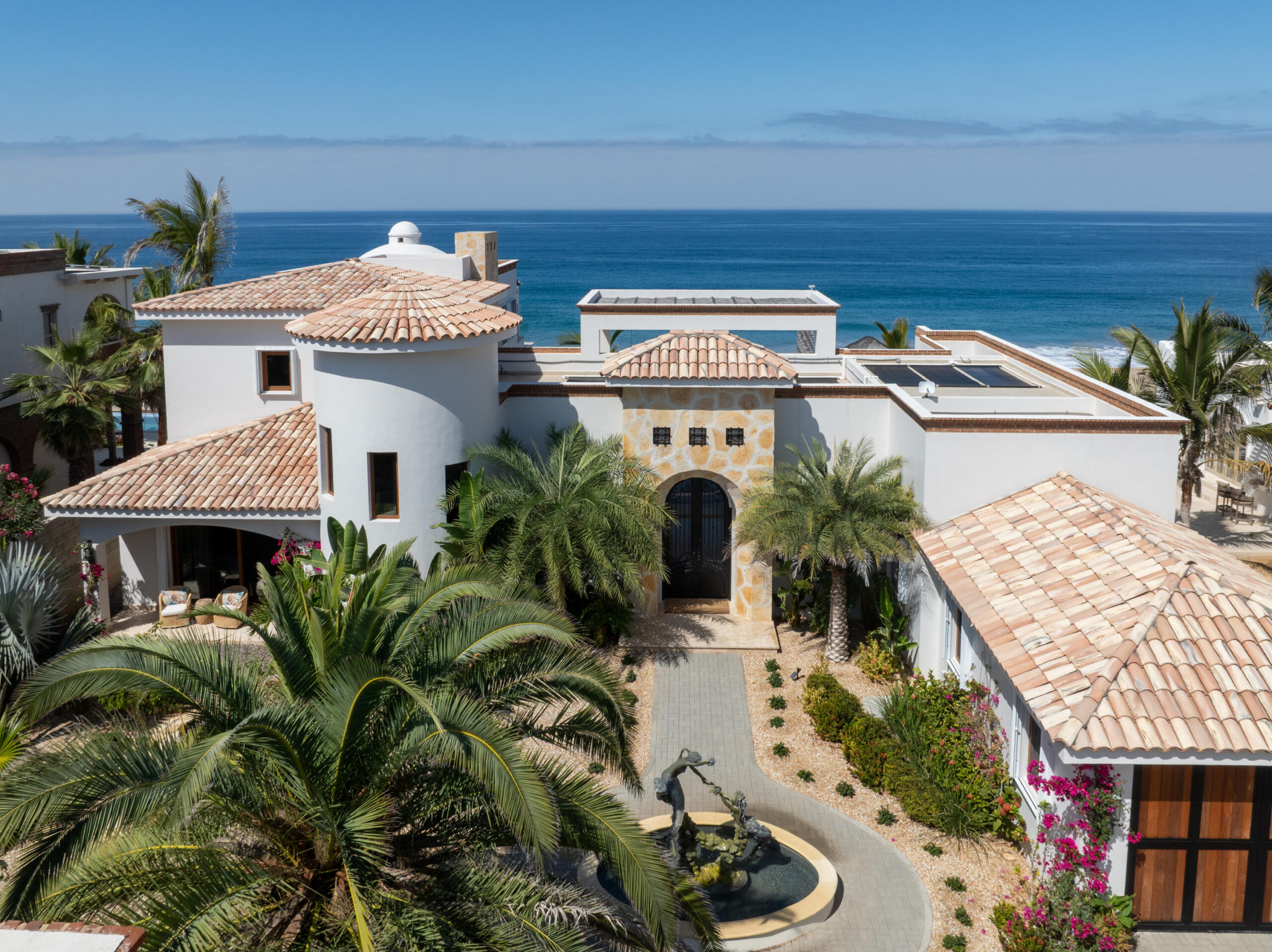 Cabo Luxury Cove Club Casa SerenaAn architectural marvel that seamlessly blends the wonder of the Baja with the beauty and serenity of the Mar de Cortez. Thoughtful sight lines frame beautiful vistas from every room making the home feel like you're living in a resort and private estate at the same time. Designed as a retreat for family and friends by one of the most recognized and renowned architects in Mexico, Jacinto Avalos, Casa Serena blends the attention to detail and fine Mexican craftsmanship appropriately honoring its iconic location. Maintained with an open check book and live in staff, this ocean front masterpiece is now ready for the next fortunate family to make memories and leave their own legacy at Casa Serena. for sale