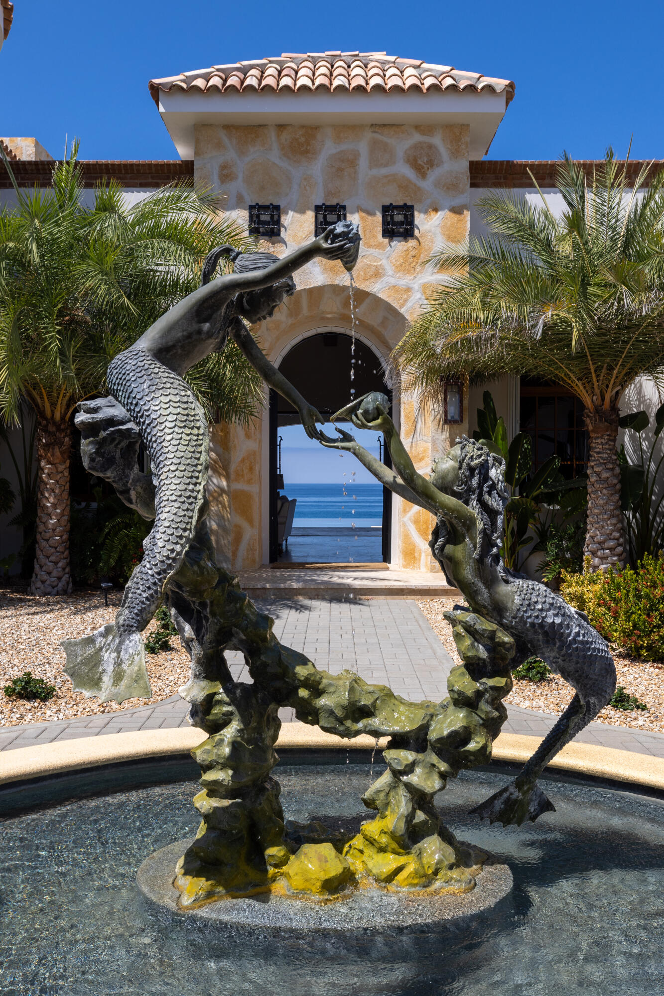 Cabo Luxury Section 4- Las Canadas Discover refined indoor-outdoor living at Cañada 9, set within Querencia, San Jose del Cabo's premier private golf community. Soaring beamed ceilings, walls of pocket glass, and luminous marble floors define an open great room that flows effortlessly to the terrace, infinity-edge pool, and stone-clad water feature -- all framed by panoramic Sea of Cortez and mountain for sale