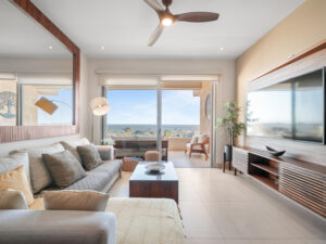 Cabo Luxury Vista Vella Ii Vista Velas Residential Condos, Cabo San Lucas, where modern comfort meets one of the most desirable locations in Los Cabos.This beautifully designed 2 bedroom, fully furnished and turnkey residence in Phase II offers elegant interiors, an open concept living area filled with natural light, and a contemporary kitchen equipped with top of the line appliances. Thoughtfully upgraded, the residence also features hurricane shutters, a water filtration system, and automated acc with smart energy saving detection technology.What truly sets this property apart is that it is one of the few residences within the community offering a full, unobstructed – Ocean View Condo, Cabo Corridor, BS