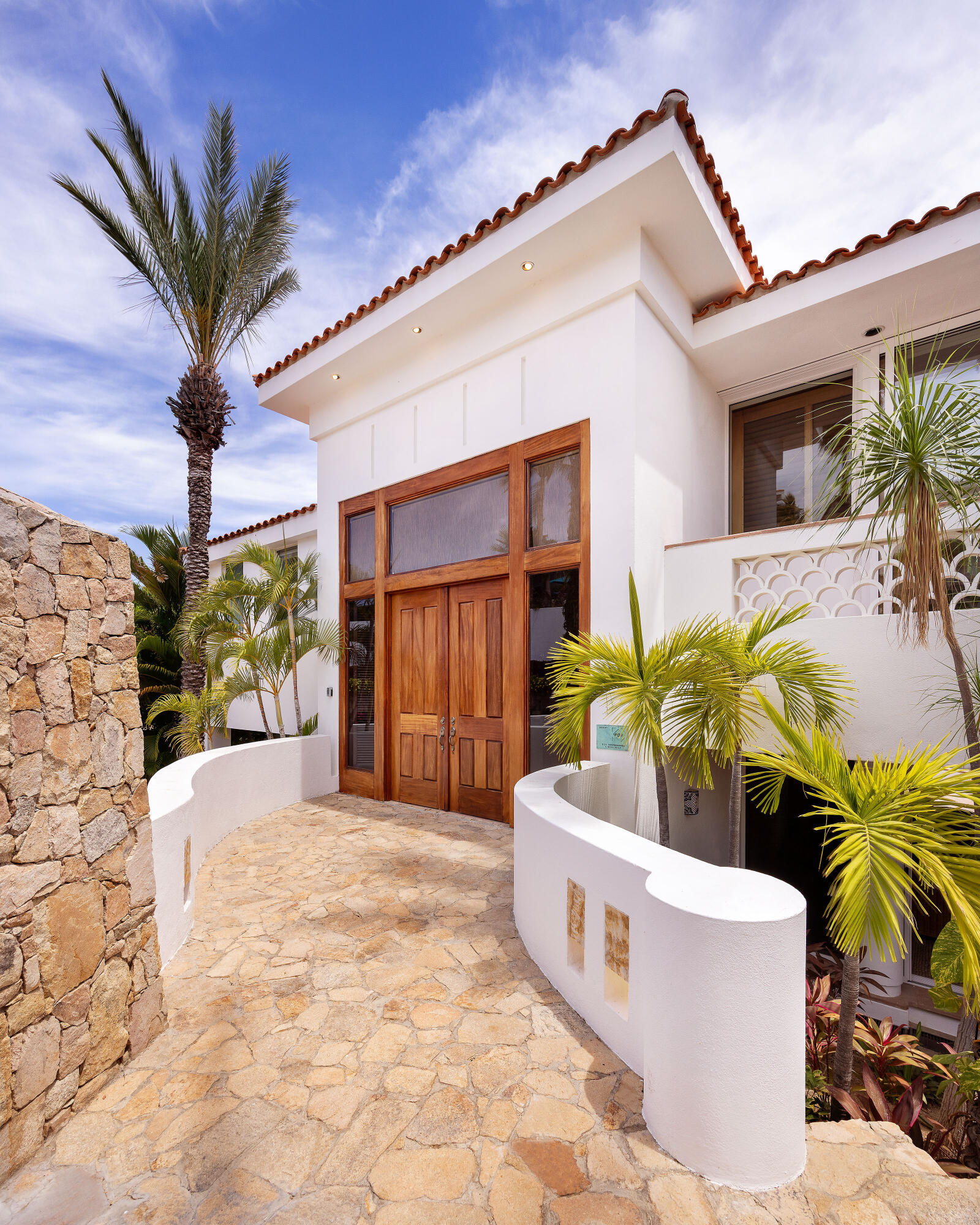 Cabo Luxury Cove Club Casa SerenaAn architectural marvel that seamlessly blends the wonder of the Baja with the beauty and serenity of the Mar de Cortez. Thoughtful sight lines frame beautiful vistas from every room making the home feel like you're living in a resort and private estate at the same time. Designed as a retreat for family and friends by one of the most recognized and renowned architects in Mexico, Jacinto Avalos, Casa Serena blends the attention to detail and fine Mexican craftsmanship appropriately honoring its iconic location. Maintained with an open check book and live in staff, this ocean front masterpiece is now ready for the next fortunate family to make memories and leave their own legacy at Casa Serena. for sale