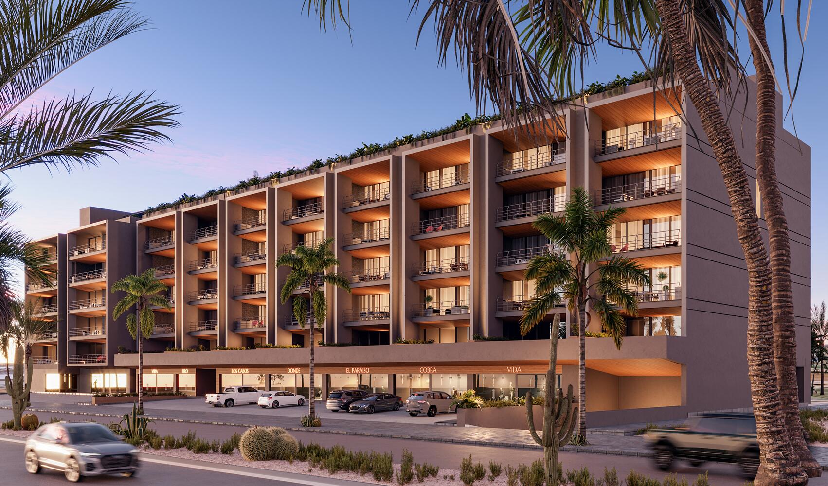 Cabo Luxury Dunna Welcome to Dunna - A New Standard of Luxury in Cabo. More than a residence, Dunna is a vibrant, fully integrated community where luxury, culture, and recreation converge. Designed by renowned architect Sordo Madaleno, this visionary development seamlessly blends timeless elegance with natural tranquility, offering meticulously crafted residences and garden villas complemented by world-class amenities. Elevated Living, Unmatched Experiences Choose from 13 thoughtfully designed floor plans from 2 - 5 bedrooms ranging from 1,475 - 6,458 sq. ft., featuring seamless indoor-outdoor living, elegant finishes, private rooftops, Jacuzzis, and lush garden terraces. Resort-Style AmenitiesEnjoy unparalleled amenities, including:" Infinity pools (Adults-only, Family, Kids & Oasis)" State-of-the-art wellness & fitness center" Luxury spa (sauna, steam, ice baths, massage suites)" Exclusive rooftop lounges & panoramic for sale