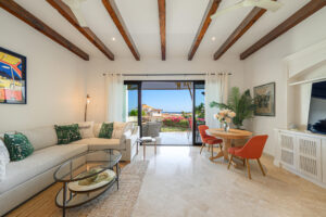 Cabo Luxury Bahia Del Tezal Located in the desirable ocean side area of Cabo San Lucas, within Bahía del Tezal, this bright and well-maintained 2-bedroom, 2-bathroom condo offers one of the best value opportunities in Cabo. The unit features a functional open layout with great natural light, a clean and inviting living space, and move-in ready condition. Ideal for full-time living, a vacation getaway, or a rental investment. Just minutes to Medano Beach and close to shopping, dining, and grocery stores. A great opportunity for savvy buyers seeking rental income potential and strong value. The building offers a rooftop common area with pool, lounge area, and ocean, city, and mountain – Phase 1, San Jose del Cabo, BS