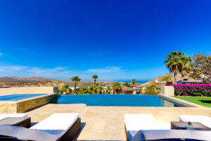 Cabo Luxury Cove Club Casa SerenaAn architectural marvel that seamlessly blends the wonder of the Baja with the beauty and serenity of the Mar de Cortez. Thoughtful sight lines frame beautiful vistas from every room making the home feel like you're living in a resort and private estate at the same time. Designed as a retreat for family and friends by one of the most recognized and renowned architects in Mexico, Jacinto Avalos, Casa Serena blends the attention to detail and fine Mexican craftsmanship appropriately honoring its iconic location. Maintained with an open check book and live in staff, this ocean front masterpiece is now ready for the next fortunate family to make memories and leave their own legacy at Casa Serena. – Querencia Golf and Ocean Club, San Jose Corridor, BS