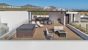 Cabo Luxury Solara Del Mar Why wait for a promise when you can walk into your reality today? This exclusive 3-bedroom Penthouse at Solara del Mar represents the gold standard of ''Blue Chip'' real estate in El Tezal. Boasting a private rooftop designed for the ultimate evening entertainer, this residence offers unobstructed vistas of the iconic Land's End and the shimmering Sea of Cortez. With 100% completed amenities and artisanal craftsmanship throughout, this is a turn-key legacy investment. Whether you are looking for a high-yield rental asset or a sophisticated family retreat in the Cabo Corridor, this penthouse delivers unrivaled certainty and lifestyle. Your Cabo journey doesn't start next – Solara del Mar 3Br Penthouse, Cabo Corridor, BS