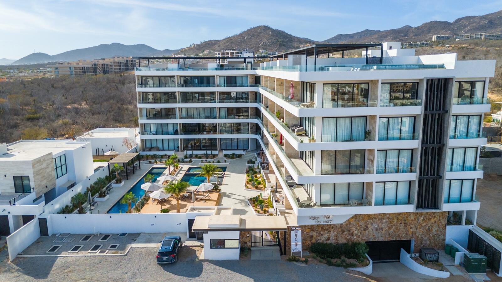 Cabo Luxury Viceroy Residences Experience oceanfront luxury living in this modern 4th floor two-bedroom, bathroom residence with panoramic ocean for sale