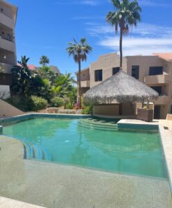 Cabo Luxury Hacienda Los Cabos Experience the perfect combination of comfort, style and investment potential in this beautifully remodeled 2 BR, 2 BTH ground floor condo with a poolside terrace and palapa. Ideally located in one of the most desirable areas of San José del Cabo. Designed for effortless Baja living, this charming residence features a spacious private terrace with a palapa and direct access to the pool.The seamless indoor-outdoor flow creates an inviting atmospher for relaxing, entertaining, or enjoying the – 924 P.º De Las Misiones, San Jose del Cabo, BS