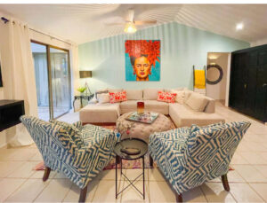 Cabo Luxury Andalaya Andalaya is the hidden gem of Pedregal. Casa Azucena is a charming two-bedroom, two-bath home in the exclusive oceanside development of Pedregal. This unique residence offers an open living space, large bedrooms, and a private patio with a BBQ. Common amenities are a beautiful pool, spa, and lounge area. Pedregal amenities include beach access, pickleball, tennis, outdoor fitness areas, bocce ball courts, and exercise classes. Pedregal also offers an onsite cafe, restaurant, gym, and spa. The location is ideal for walking to the marina, restaurants and activities. – Camino del Parque, Cabo San Lucas, BS