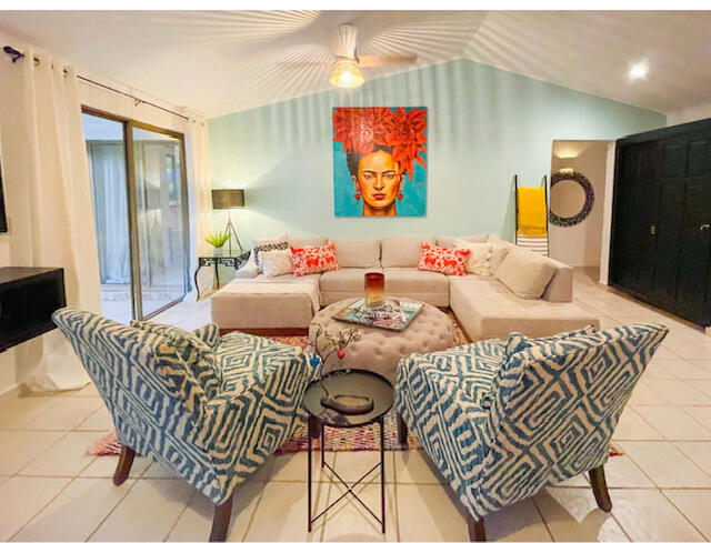 Cabo Luxury Andalaya Andalaya is the hidden gem of Pedregal. Casa Azucena is a charming two-bedroom, two-bath home in the exclusive oceanside development of Pedregal. This unique residence offers an open living space, large bedrooms, and a private patio with a BBQ. Common amenities are a beautiful pool, spa, and lounge area. Pedregal amenities include beach access, pickleball, tennis, outdoor fitness areas, bocce ball courts, and exercise classes. Pedregal also offers an onsite cafe, restaurant, gym, and spa. The location is ideal for walking to the marina, restaurants and activities. – Camino del Parque, Cabo San Lucas, BS