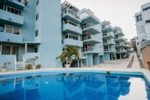 Cabo Luxury Vista Mare Condo for sale at Vista Mare, Cabo San Lucas, located on the third level with ocean and mountain – ISLA SAN LUIS, Cabo Corridor, BS