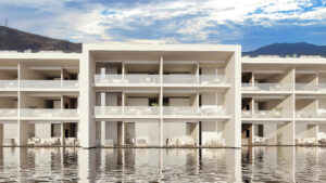 Cabo Luxury Cora Aqua Tower, located within Club Campestre San José del Cabo, one of Los Cabos' premier gated communities. Features 2 bedrooms, 2 full bathrooms, a guest half bath, TV room, laundry room, ocean – Paseo Del Monte Club Campestre, San Jose del Cabo, BS