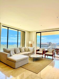Cabo Luxury Mistiq Los Cabos Experience luxury living in this exclusive 3-bedroom condominium featuring 3 full bathrooms and 1 half bathroom, offered fully furnished and equipped for your comfort and convenience.Enjoy spacious interiors, high-quality finishes, and breathtaking panoramic – Salomon De La Cruz Perez, Cabo Corridor, BS